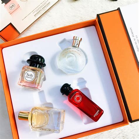 hermes mini replica coffret set|Hermes deluxe mini perfume.